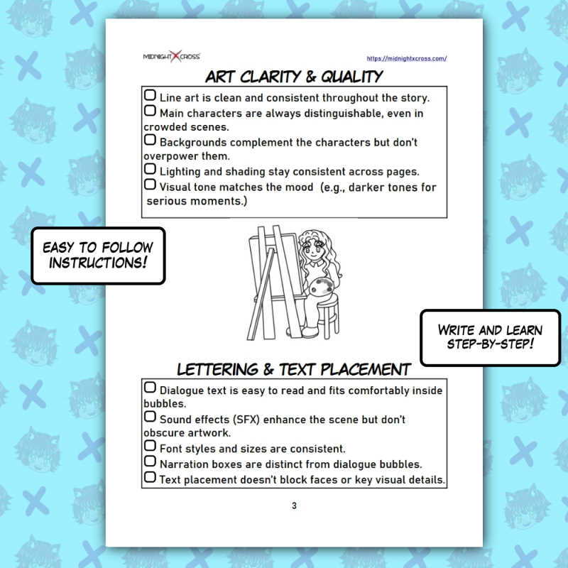 Manga Editing Checklist PREVIEW03
